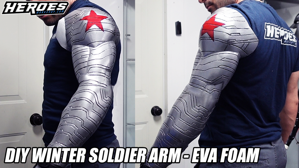 Winter Soldier Arm Tutorial EVA Foam