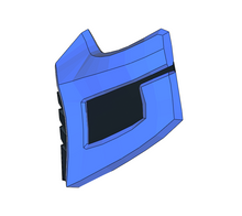 Load image into Gallery viewer, Sub-Zero Mask Foam Cosplay Pepakura File Template -Mortal Kombat (Scorpion/Reptile etc)