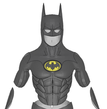 Load image into Gallery viewer, Batman 1989 Cosplay  EVA Foam pepakura file templates DIY how to