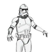 Load image into Gallery viewer, Clone Trooper Phase 2 Armor Cosplay EVA Foam Pepakura File Templates - (Star Wars)