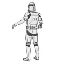 Load image into Gallery viewer, Clone Trooper Phase 2 Armor Cosplay EVA Foam Pepakura File Templates - (Star Wars)