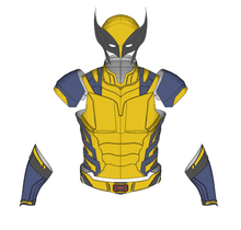 Load image into Gallery viewer, Deadpool & Wolverine Cosplay Armor EVA FOAM Pepakura File Templates