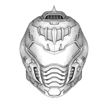 Load image into Gallery viewer, Doom Slayer Armor Cosplay EVA Foam Pepakura File Templates DIY - Doom: The Dark Ages