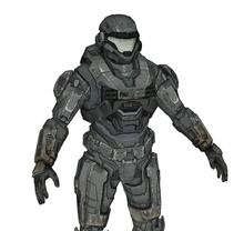 Load image into Gallery viewer, Halo Reach Noble 6 Armor Cosplay EVA Foam Pepakura File Templates DIY