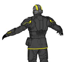 Load image into Gallery viewer, Helldivers 2 Cosplay Pepakura Costume