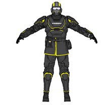 Load image into Gallery viewer, Helldivers 2 Cosplay Pepakura Costume