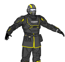 Load image into Gallery viewer, Helldivers 2 Cosplay Pepakura Costume