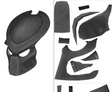 Load image into Gallery viewer, Predator Armor EVA Foam Cosplay Pepakura File Templates