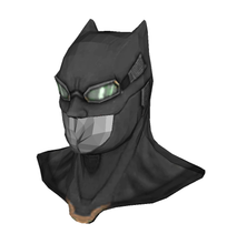 Load image into Gallery viewer, Batman Justice League Tactical Cowl FOAM Cosplay Pepakura File Template