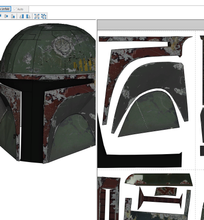 Load image into Gallery viewer, Boba Fett Mandalorian Armor EVA Foam Pepakura File Templates - (Star Wars)