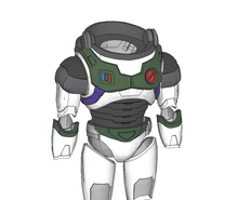 Load image into Gallery viewer, Buzz Lightyear Space Suit Armor EVA FOAM Pepakura File Templates - "LIGHTYEAR" (2022)