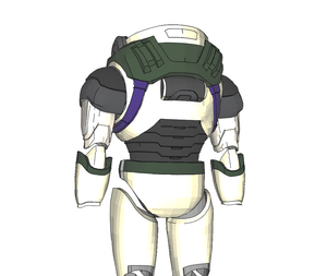 Buzz Lightyear Space Suit Armor FOAM Pepakura File Templates - "LIGHTYEAR" (2022)