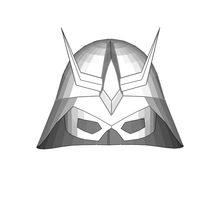 Load image into Gallery viewer, Char Aznable Cosplay Helmet Foam Pepakura File Template - Mobile Suit Gundam