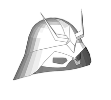 Load image into Gallery viewer, Char Aznable Cosplay Helmet Foam Pepakura File Template - Mobile Suit Gundam