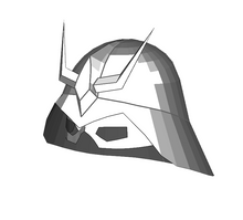 Load image into Gallery viewer, Char Aznable Cosplay Helmet Foam Pepakura File Template - Mobile Suit Gundam