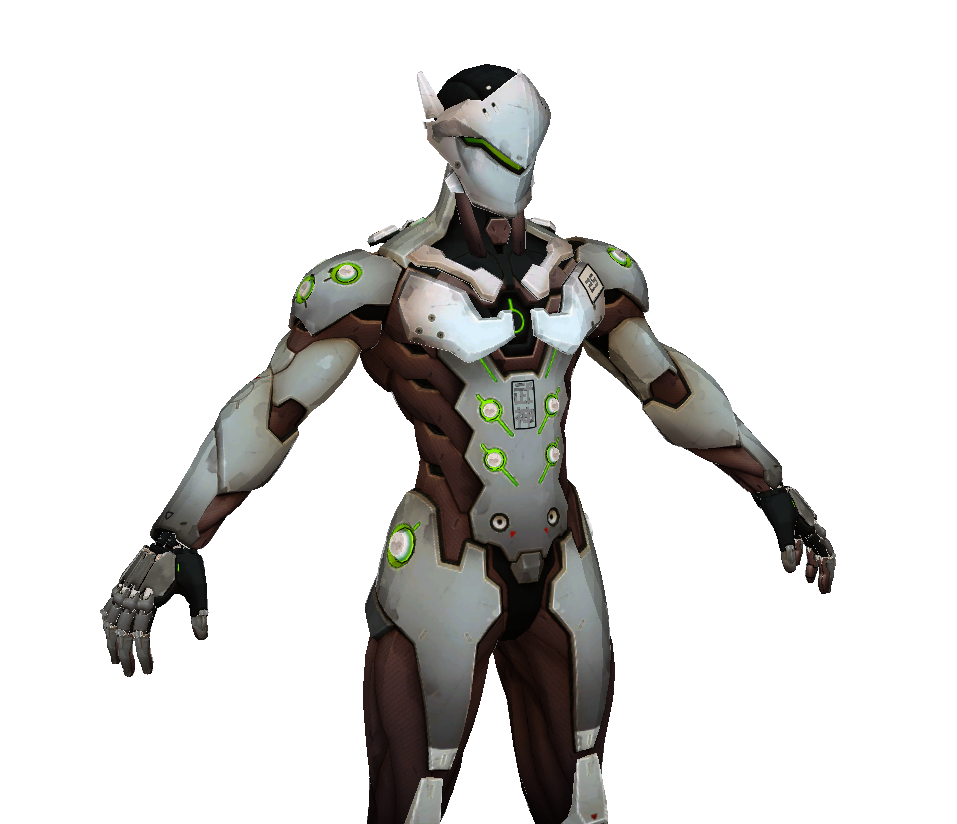 Genji Cosplay EVA FOAM Pepakura File Templates - Overwatch