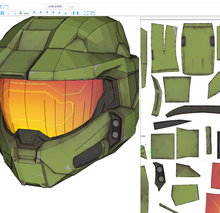 Load image into Gallery viewer, Halo Infinite Master Chief EVA Foam Pepakura Files Cosplay HOW TO DIY