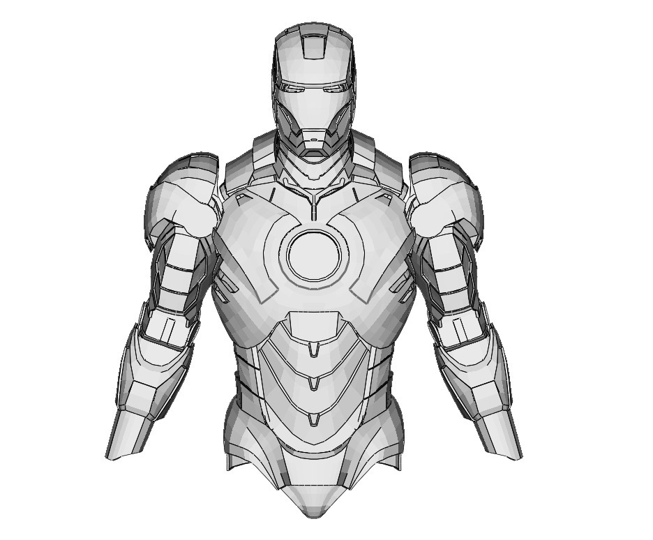 iron man mark 42 armor blueprints