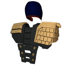 Load image into Gallery viewer, Judge Dredd Cosplay EVA Foam Pepakura File Templates (1995 Stallone Version)
