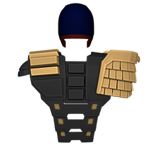 Load image into Gallery viewer, Judge Dredd Cosplay EVA Foam Pepakura File Templates (1995 Stallone Version)