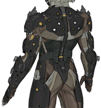 Load image into Gallery viewer, Raiden Full Foam Pepakura File Templates - Metal Gear Rising