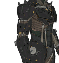 Load image into Gallery viewer, Raiden Full Foam Pepakura File Templates - Metal Gear Rising