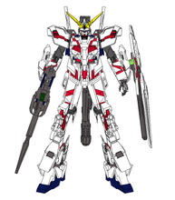 Load image into Gallery viewer, Unicorn Gundam RX-0  Cosplay Full Foam Pepakura File Templates