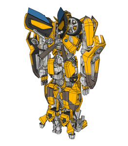 Bumblebee Transformers Movie Cosplay Full Foam Pepakura File Templates