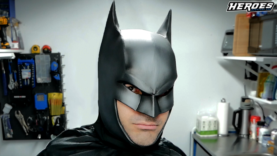 Batman Cowl Build - FREE TEMPLATE