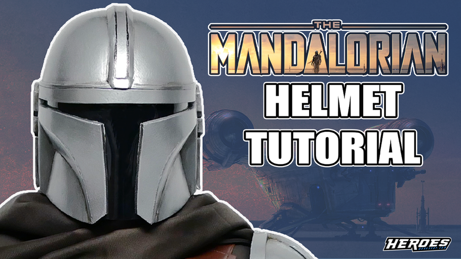 The Mandalorian Helmet Tutorial - FREE TEMPLATE