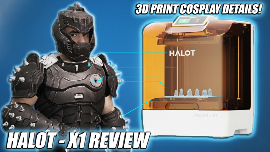 3D Print Cosplay Details with the Halot - X1! - PioCreat Resin 3D Printer