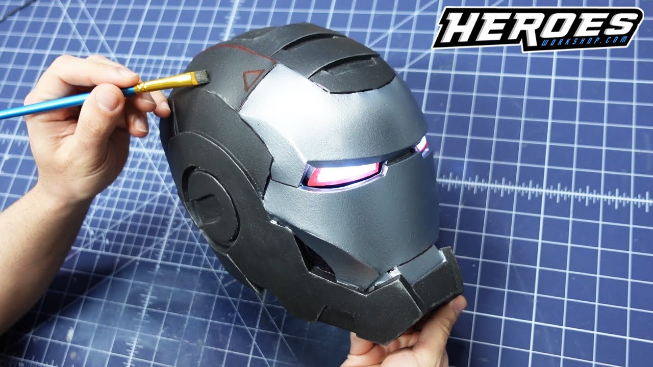 helmet pepakura iron man MK 46 (Foam Template) Iron Man Helmet Papercraft Template