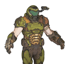 Load image into Gallery viewer, Doom Eternal Slayer Armor EVA Foam Cosplay Pepakura File Templates
