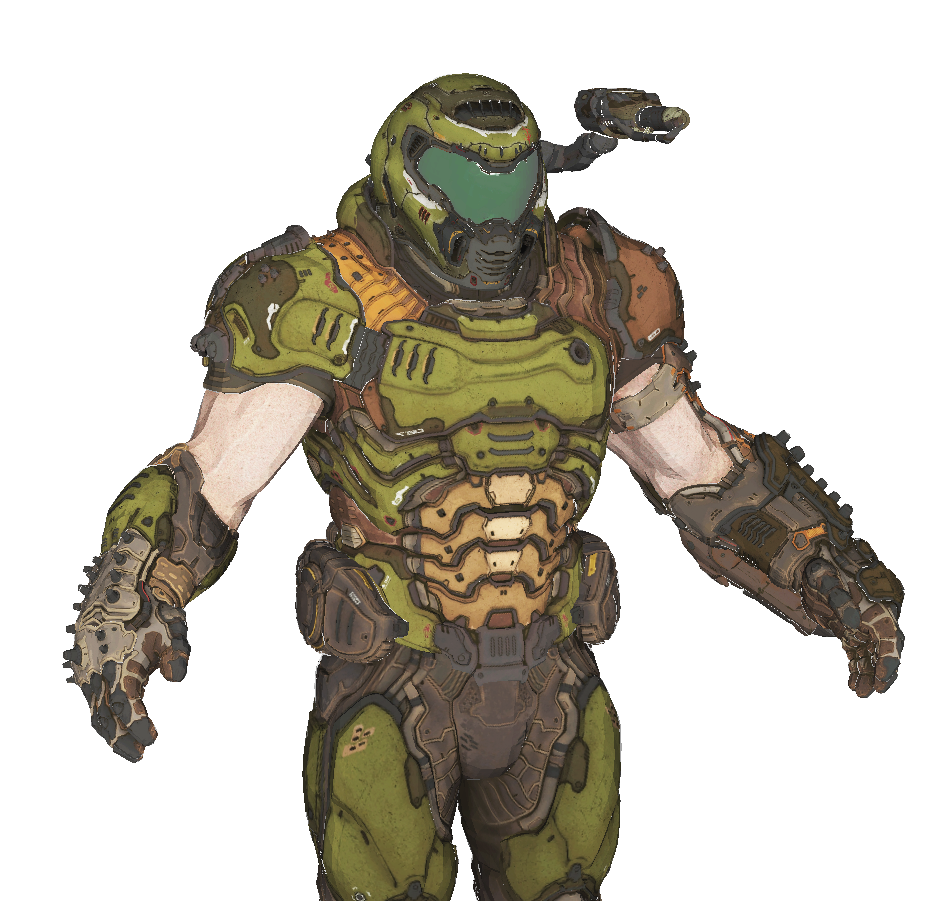 Doom Eternal Slayer Armor EVA Foam Cosplay Pepakura File Templates