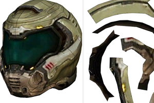 Doomslayer Praetor Armor Foam Cosplay Pepakura File Templates - Doom (2016)