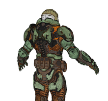 Load image into Gallery viewer, Doomslayer Praetor Armor Foam Cosplay Pepakura File Templates - Doom (2016)