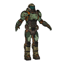 Load image into Gallery viewer, Doomslayer Praetor Armor Foam Cosplay Pepakura File Templates - Doom (2016)