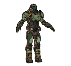 Doomslayer Praetor Armor Foam Cosplay Pepakura File Templates - Doom (2016)