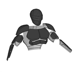 Snake Eyes Armor EVA FOAM Pepakura File Templates DIY Costume - GI JOE Retaliation