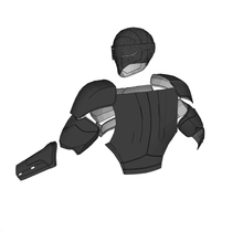 Load image into Gallery viewer, Snake Eyes Armor EVA FOAM Pepakura File Templates DIY Costume - GI JOE Retaliation