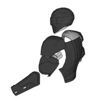 Load image into Gallery viewer, Snake Eyes Armor EVA FOAM Pepakura File Templates DIY Costume - GI JOE Retaliation