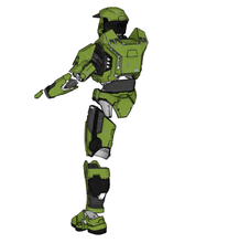 Load image into Gallery viewer, Halo CE Mark V Master Chief Armor Cosplay EVA Foam Pepakura File Templates