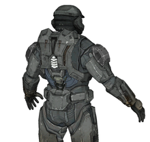 Load image into Gallery viewer, Halo Reach Noble 6 Armor Cosplay EVA Foam Pepakura File Templates DIY