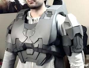 Master chief Halo EVA Foam Pepakura File Templates How to DIY Cosplay Costumes
