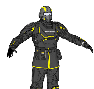 Helldivers 2 Full Armor Cosplay Foam Pepakura File Templates