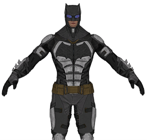 Batman Tactical Armor EVA FOAM Cosplay Pepakura File Templates - Justice League