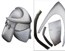 Load image into Gallery viewer, Shredder (90&#39;s Cartoon Version) Armor FOAM Cosplay Pepakura File Templates DIY - Teenage Mutant Ninja Turtles