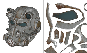 FALLOUT T-60 Power Armor Foam Pepakura File Templates