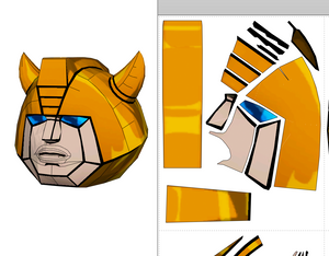 Transformers EVA Foam Pepakura Files Costume DIY HOW TO