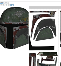 Load image into Gallery viewer, Boba Fett Mandalorian Armor Foam Pepakura File Templates - (Star Wars)
